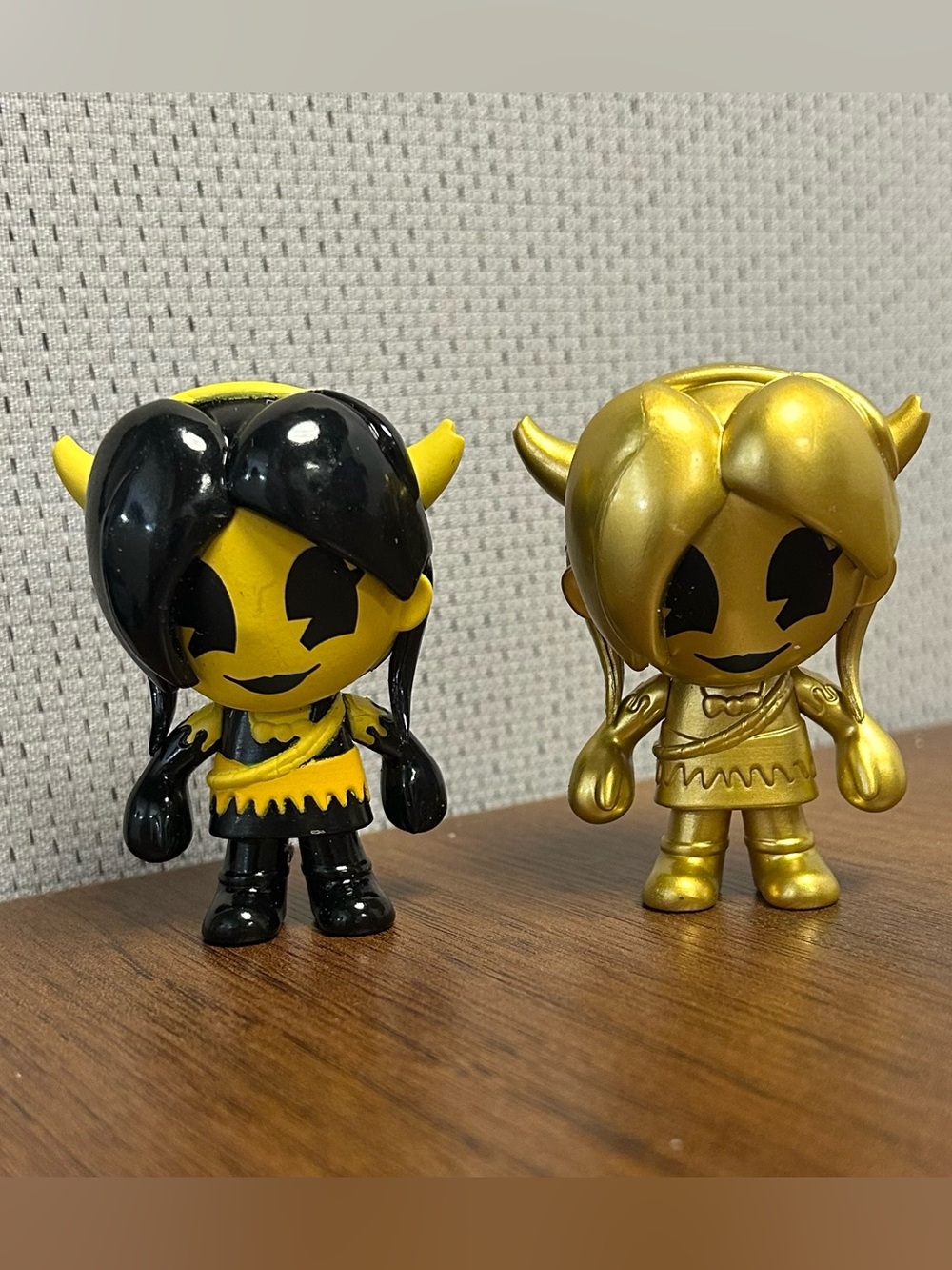 JAKKS Bendy & Ink Machine 2.5" Figure Blind Bags Allison 2 PC Lot - GOLD CHASE